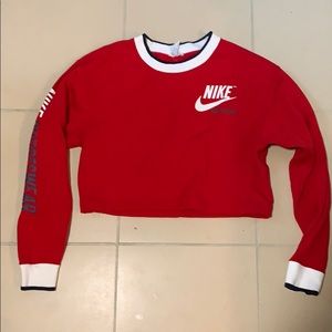 Nike cropped sweatshirt - reversible